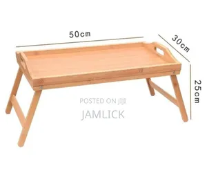 Foldable Bamboo Breakfast in Bed Tray – Wooden –Pm