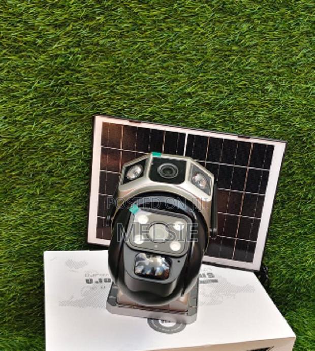 4g PTZ Solar Security Camera Dual Lens Screen Wireless Camera