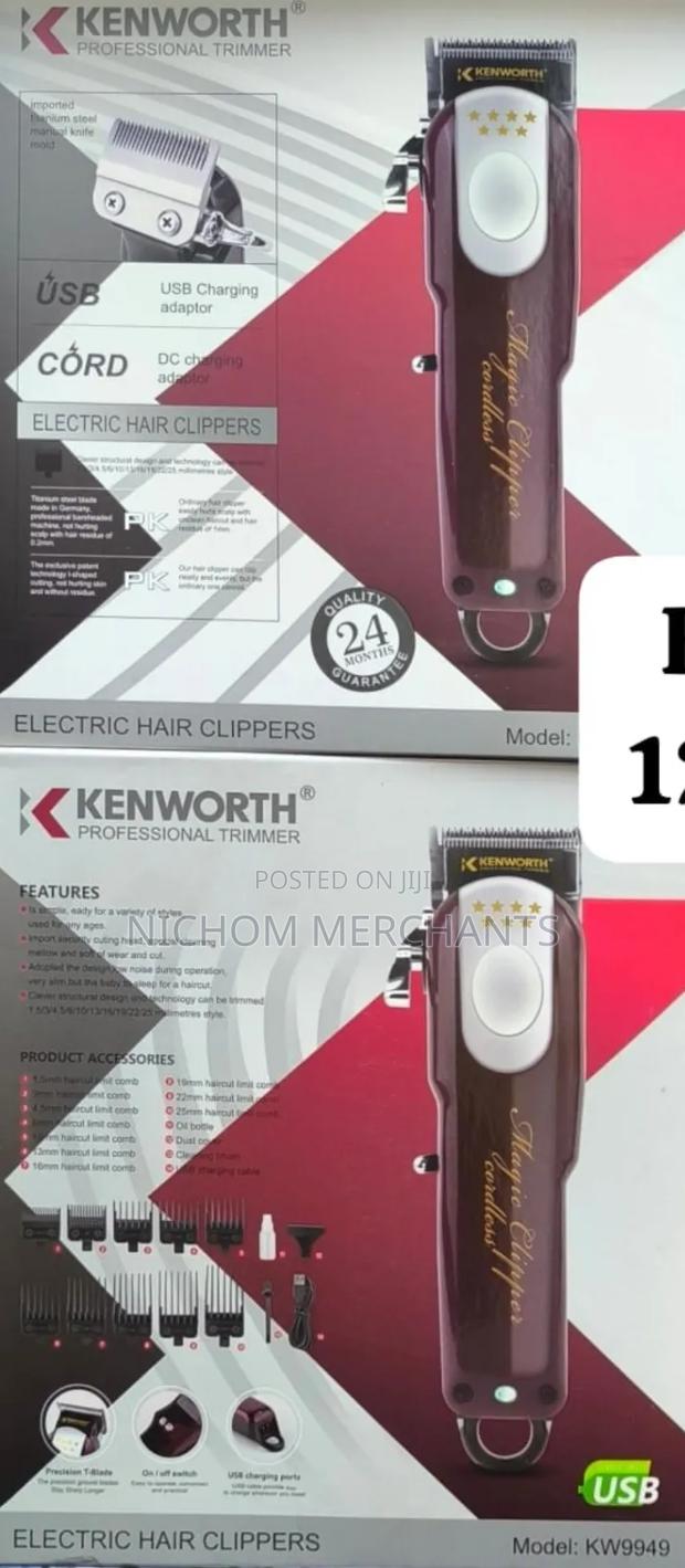 Kenworth Kw9949 Professional Cordless Hair Clipper/Shaving Machine