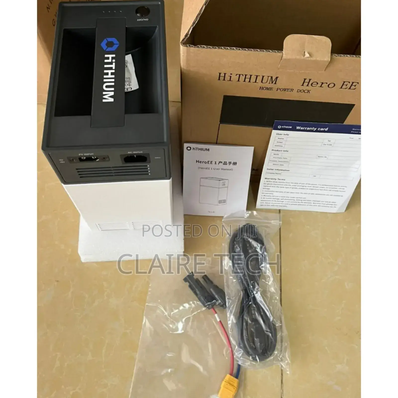 Portable Powerbank Station Solar Power Lithium 3 in 1 Inverter+Battery