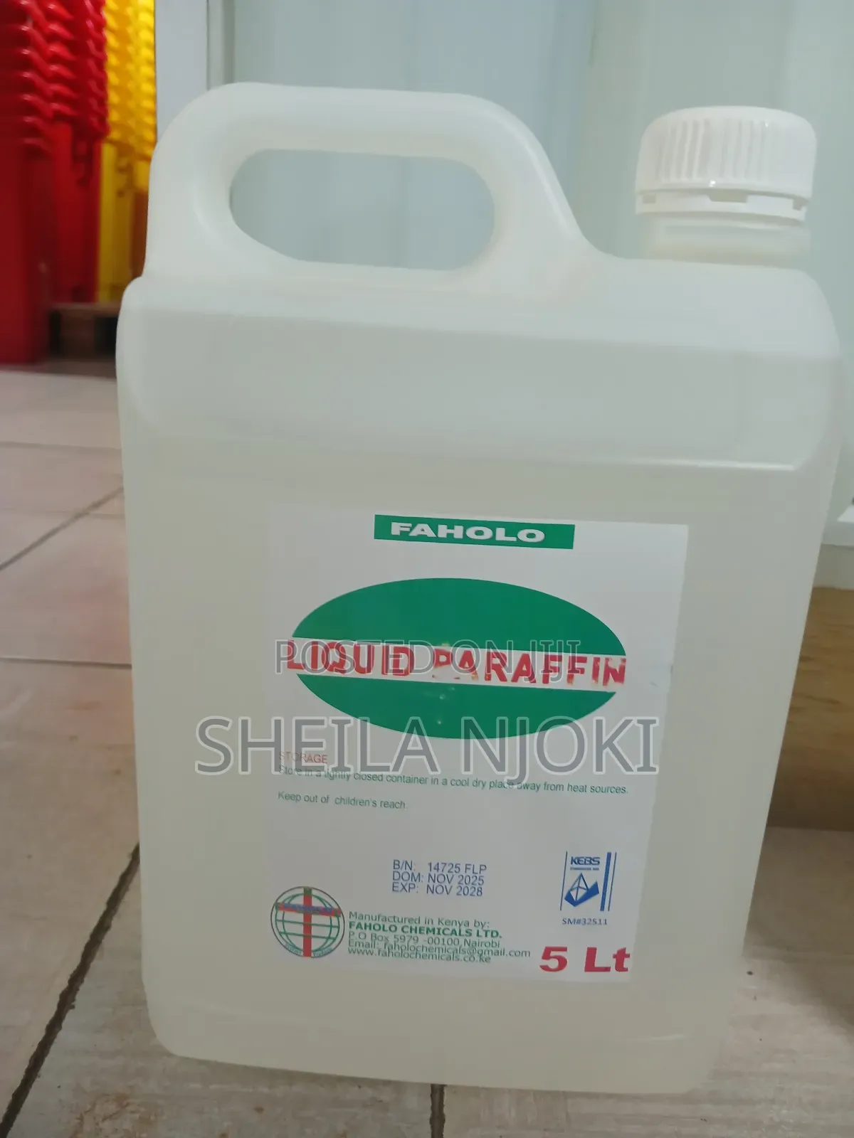 Liquid Paraffin 5liters