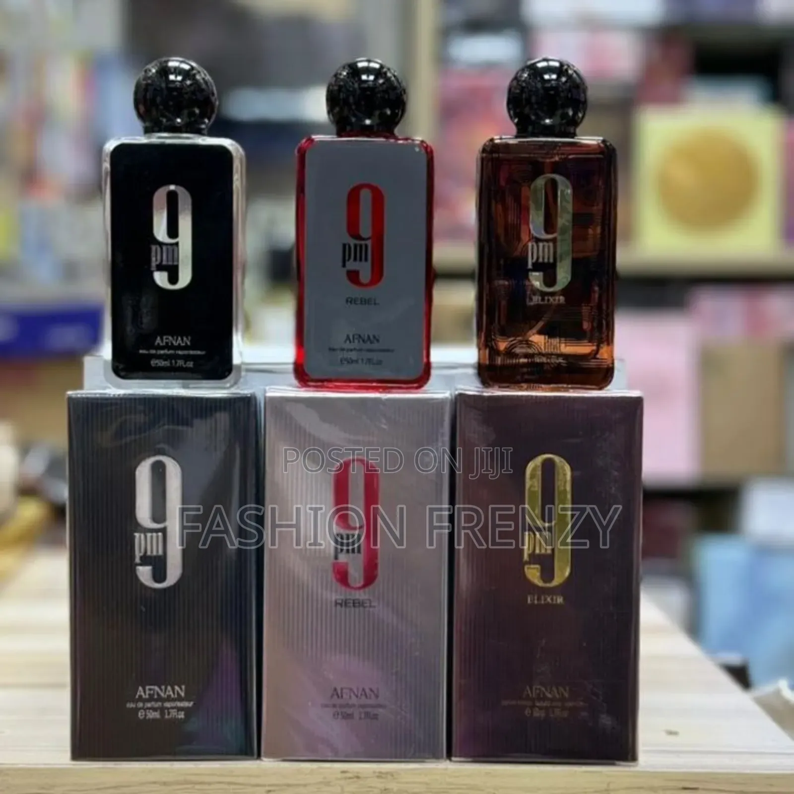 9 Pm for Men Afnan, Rebel,Elixir