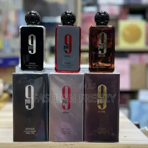 9 Pm for Men Afnan, Rebel,Elixir