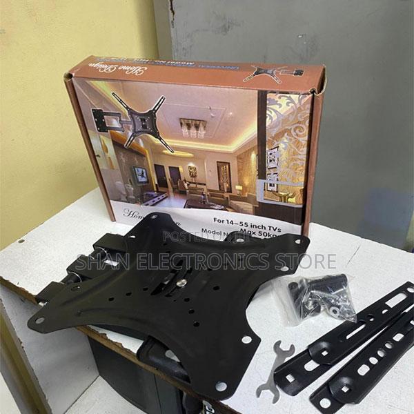 Rotating (14"-55") Blackswivel Solid Wall Black Quality Product - main view