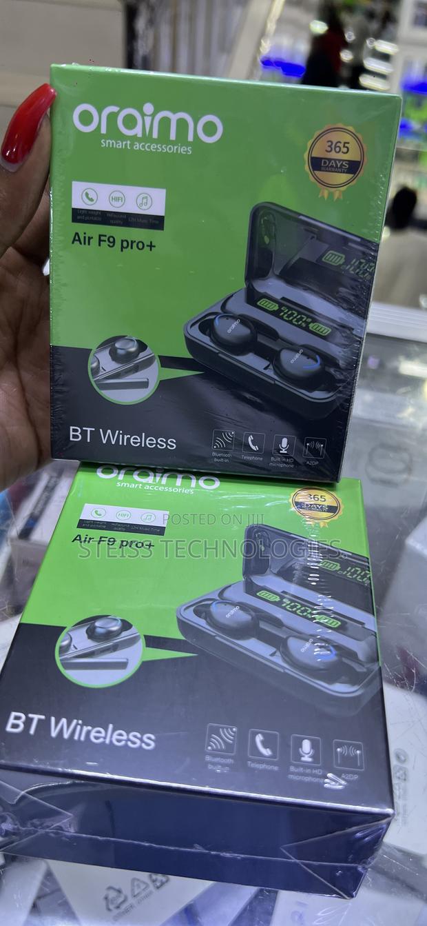 F9pro + Oraimo Wireless Buds - main view