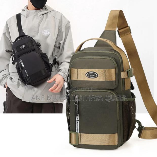 Multi-Pocket Crossbody Sling Bag - main view