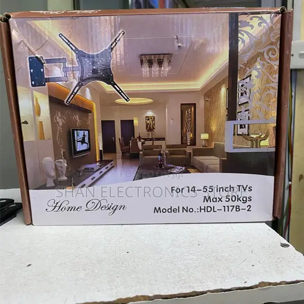 Left and Right 90°Home Design 14"-55"Tilt Rotating Wall Mount Bracket