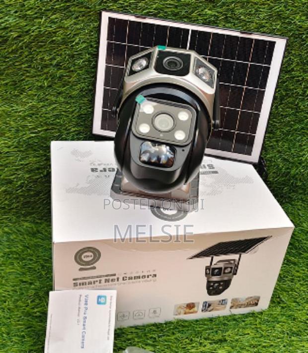High Quality Dual Lens Solar-Powered Auto_tracking 4g Rotationalcamera