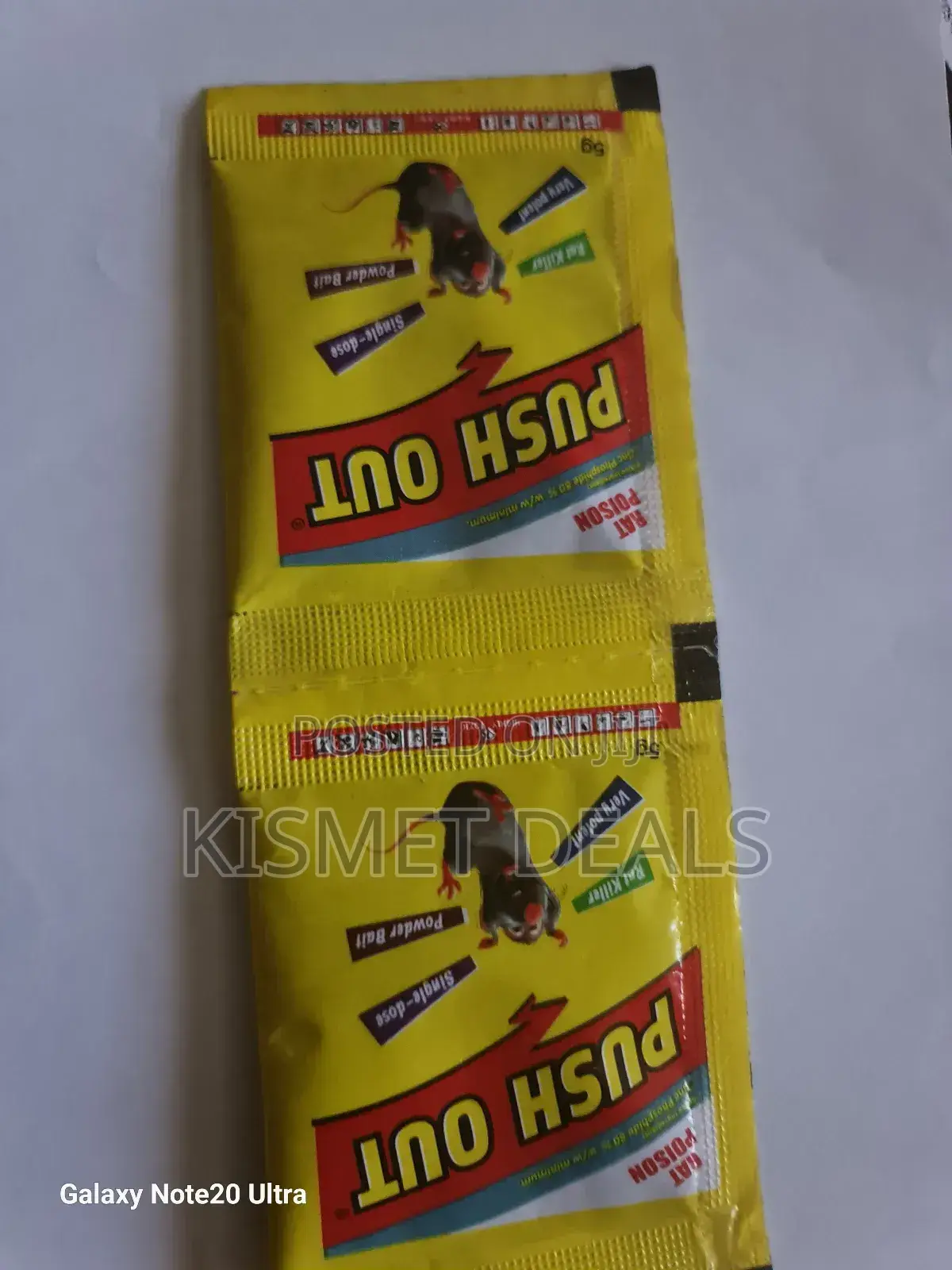 100% Push Out Rat Poison No Smell