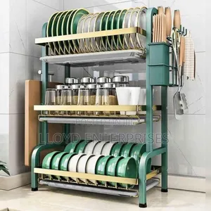 Green Multipurpose Dish Rack