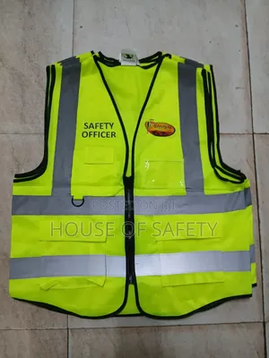 Black Piped Body Luminous Green Vest