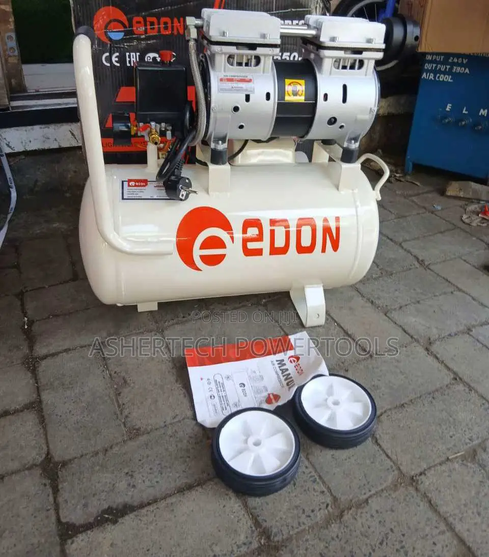 Edon Silent Compressor With One Motor 25l
