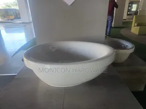Classic Countertop Sink-Oval White