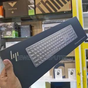 Hp 970 Programmable Wireless Keyboard Rechargeable Battery Wireless