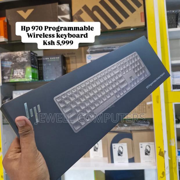 HP 970 Programmable Wireless Keyboard Rechargeable Battery Wireless - thumbnail 7