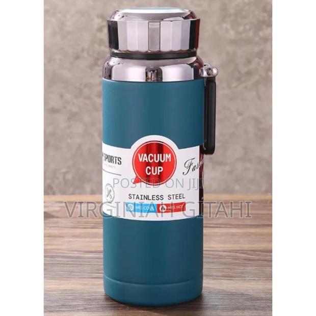 Stainless Vacuum Cup*. Keeps Hot or Cold All Day *Unbreakable