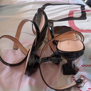 Black Patent Leather Heels - main view