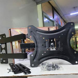 High Quality - Universal (14"-55") Black Swivel Wall Mount Tv Bracket - main view