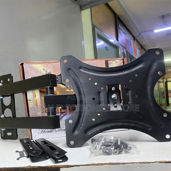 High Quality - Universal (14"-55") Black Swivel Wall Mount Tv Bracket