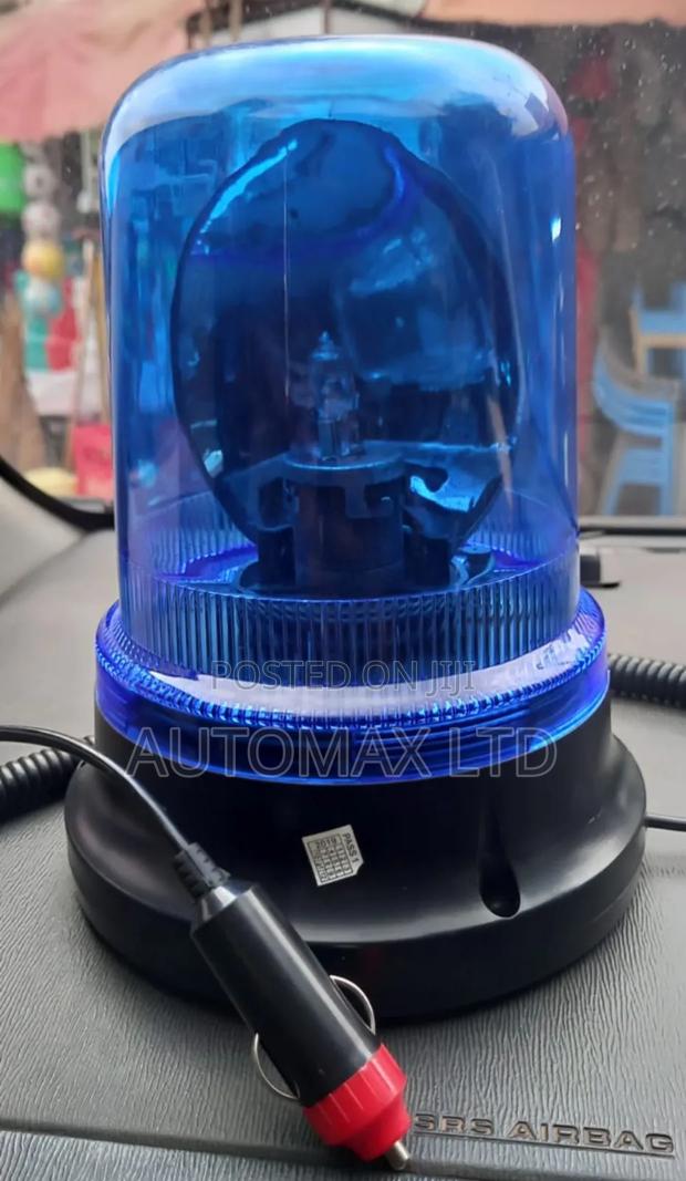 Blue Medium Size Magnetic Strobe Light. For Toyota,Subaru,Mercedes,Vw - main view