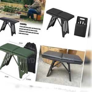 Metallic Foldable Stool - thumbnail 2