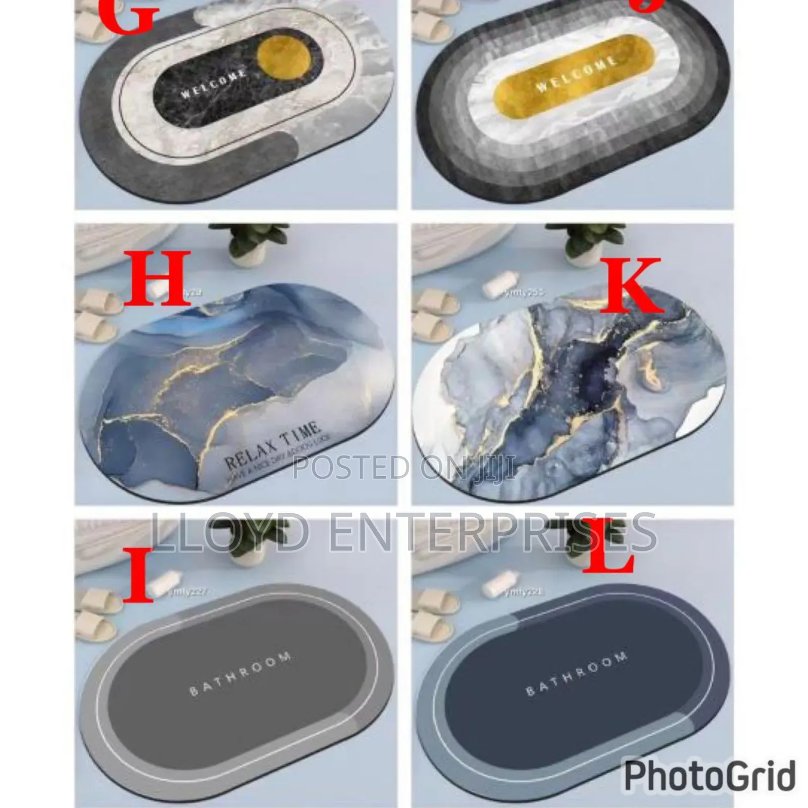 Neppa Leather Rubber Bottom Door Mats