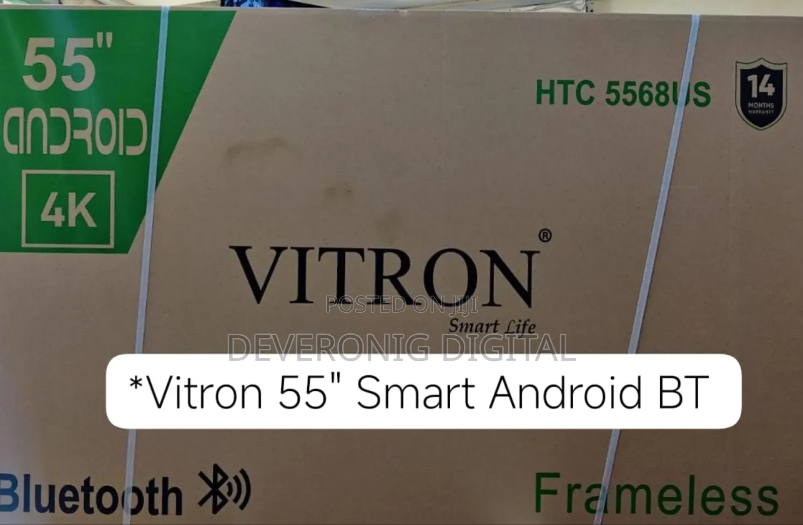 *Vitron 55inches" Smart Android Bt