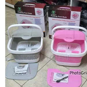 * Portable *Silicon Folding Electric Foot Bath Foot Massage Machine