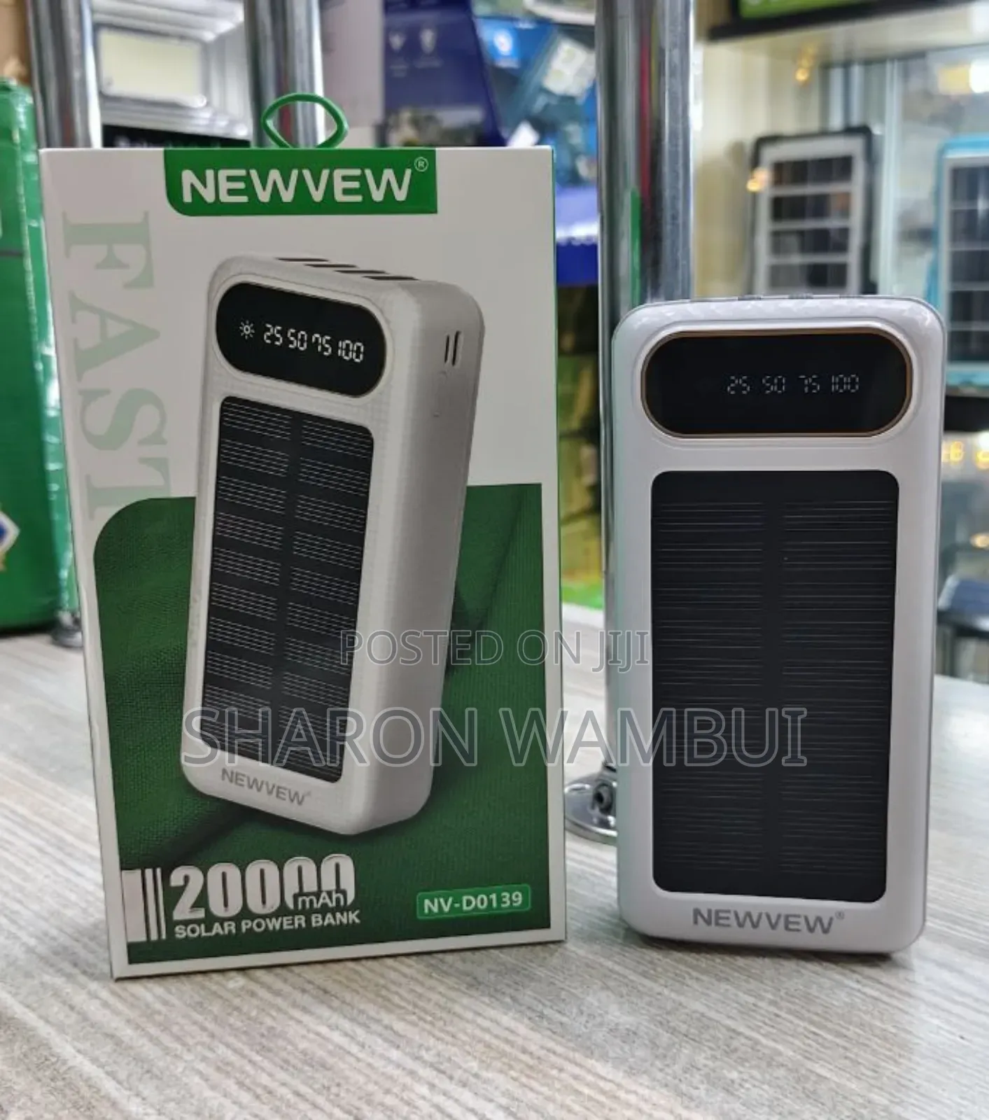 Newvew 20000mah Solar Power Bank/20000mah Solar Power Bank