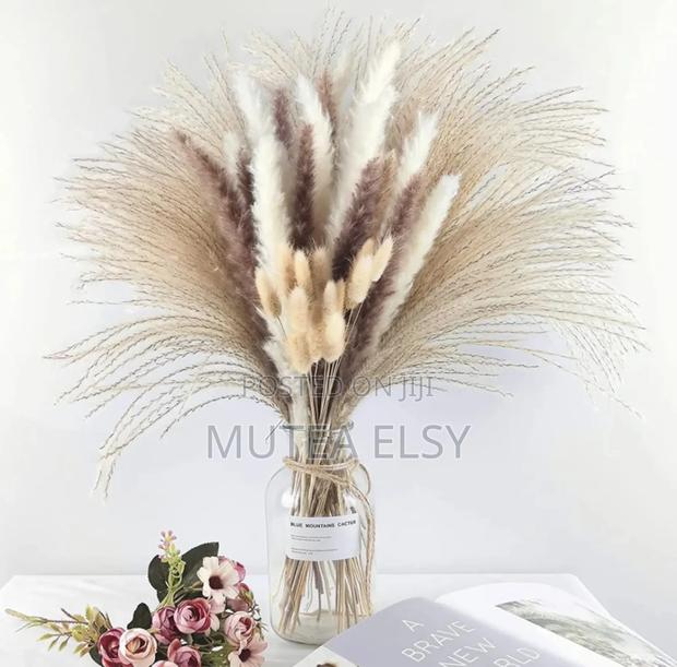 Natural Dried Reed Decorative Mini Pampas Grass - thumbnail 3