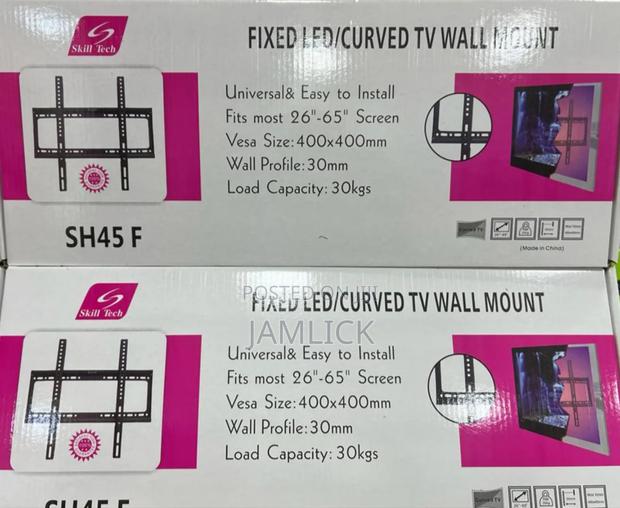 26"-65" Fixed Tv Wall Bracket 45f - Bb - main view