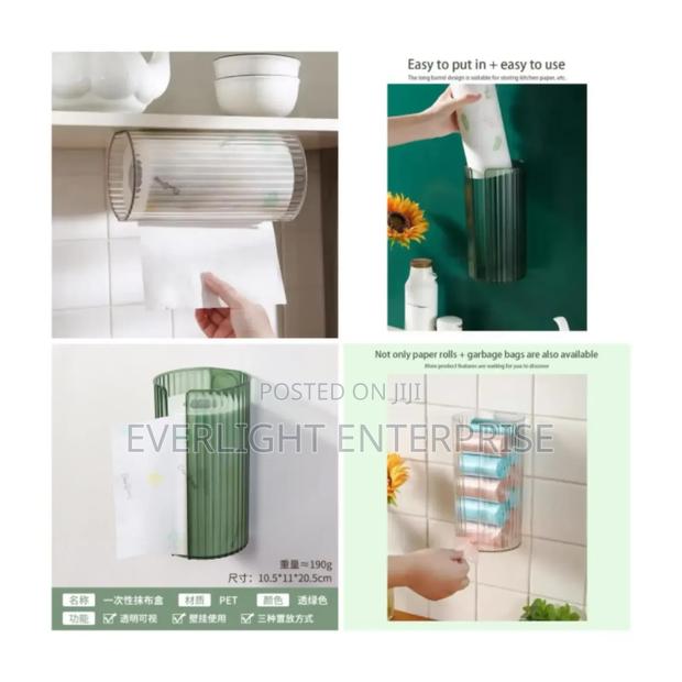 Wall Mounted Bathroom Tissue Box