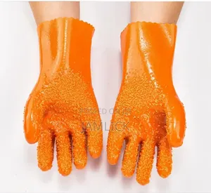 Pair of Hard Silicone Latex Studded Gloves –Cr