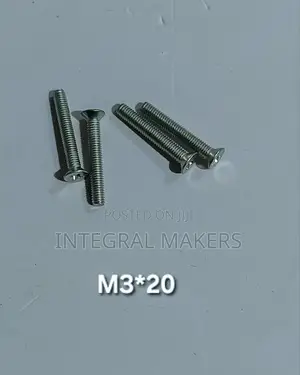 304 Stainless Steel Cross Flat Head Screw (M3*20)