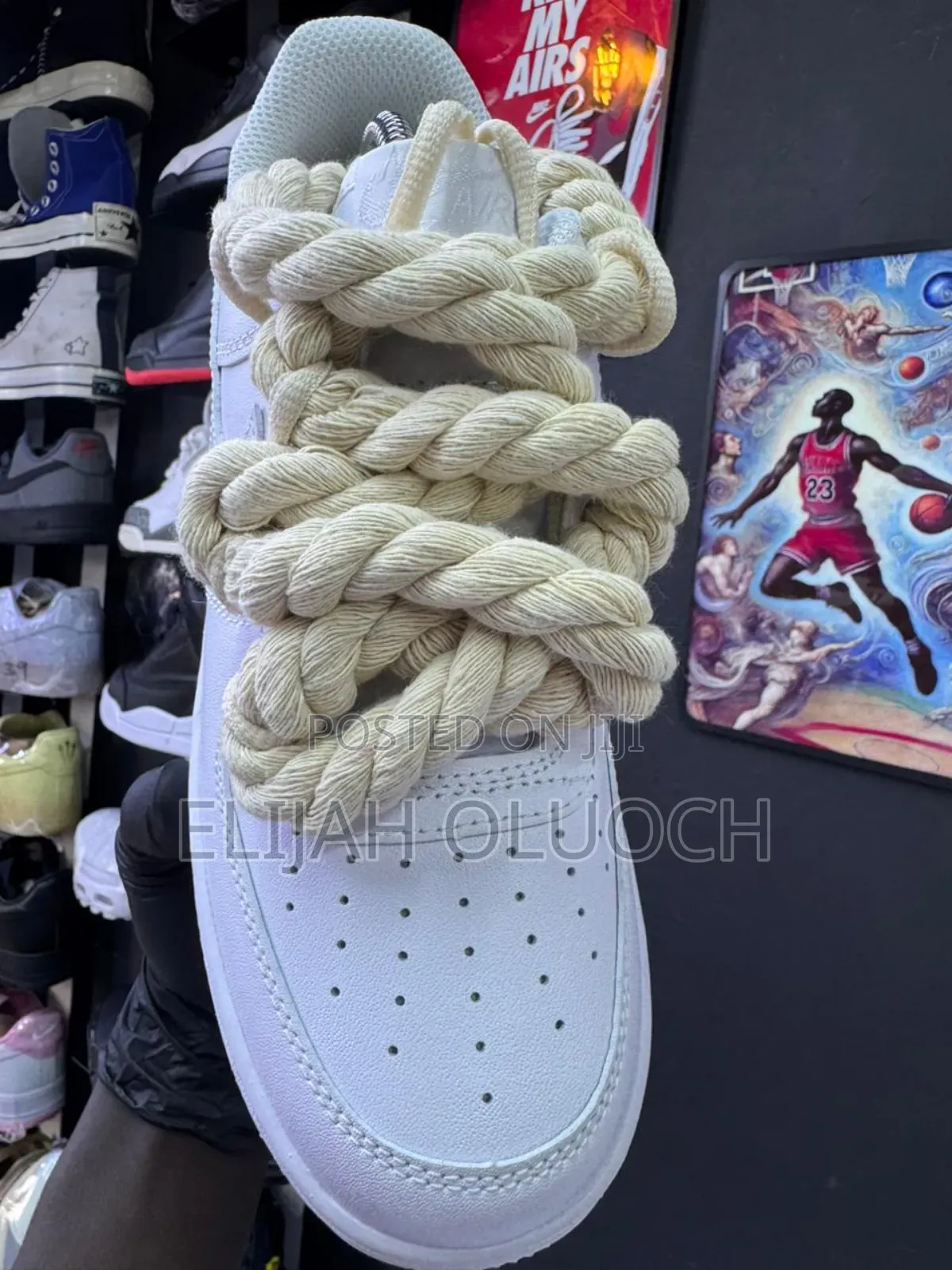 Air Force 1 Low Tripple White“Rope Lace Size 40-45