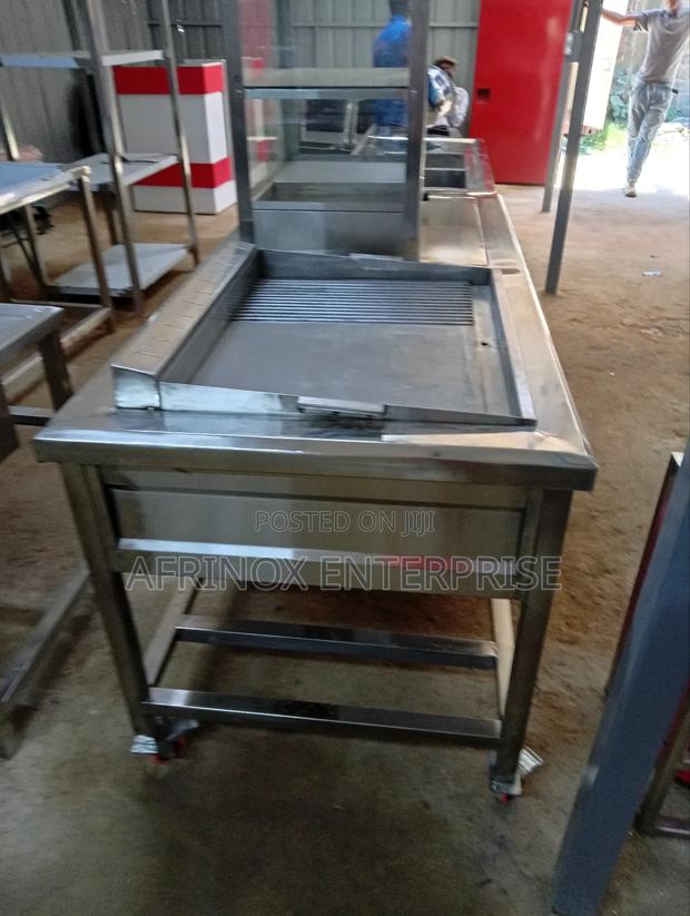 Gas Griddle and Display for Kebabs, Snacks - main view