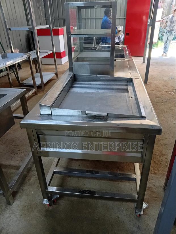 Gas Griddle and Display for Kebabs, Snacks - thumbnail 3