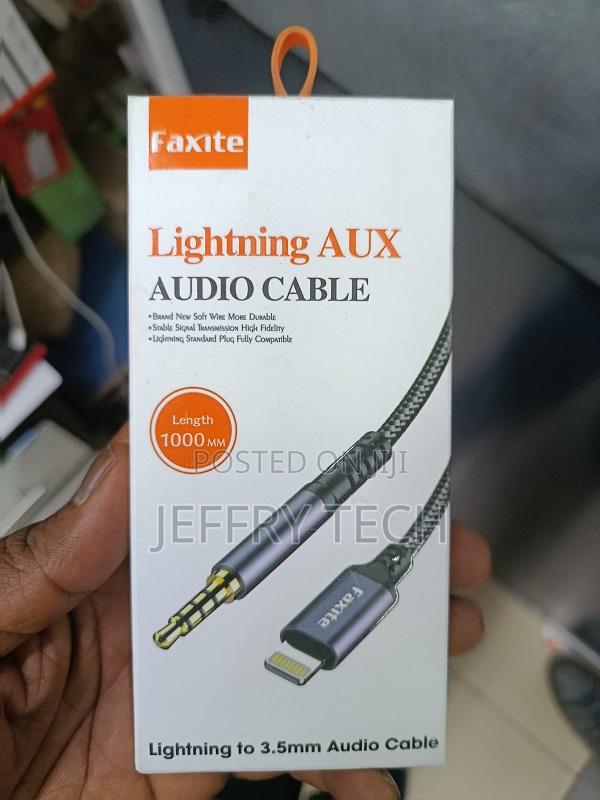 Car Aux Cable for iPhone,Lightning to 3.5mm Aux Cable for Car/Headpho
