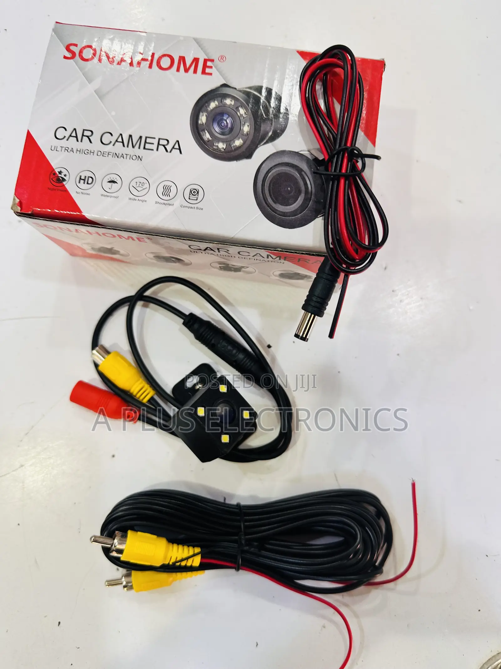 4 Light Reverse Camera –Night Vision Car Backup Camera