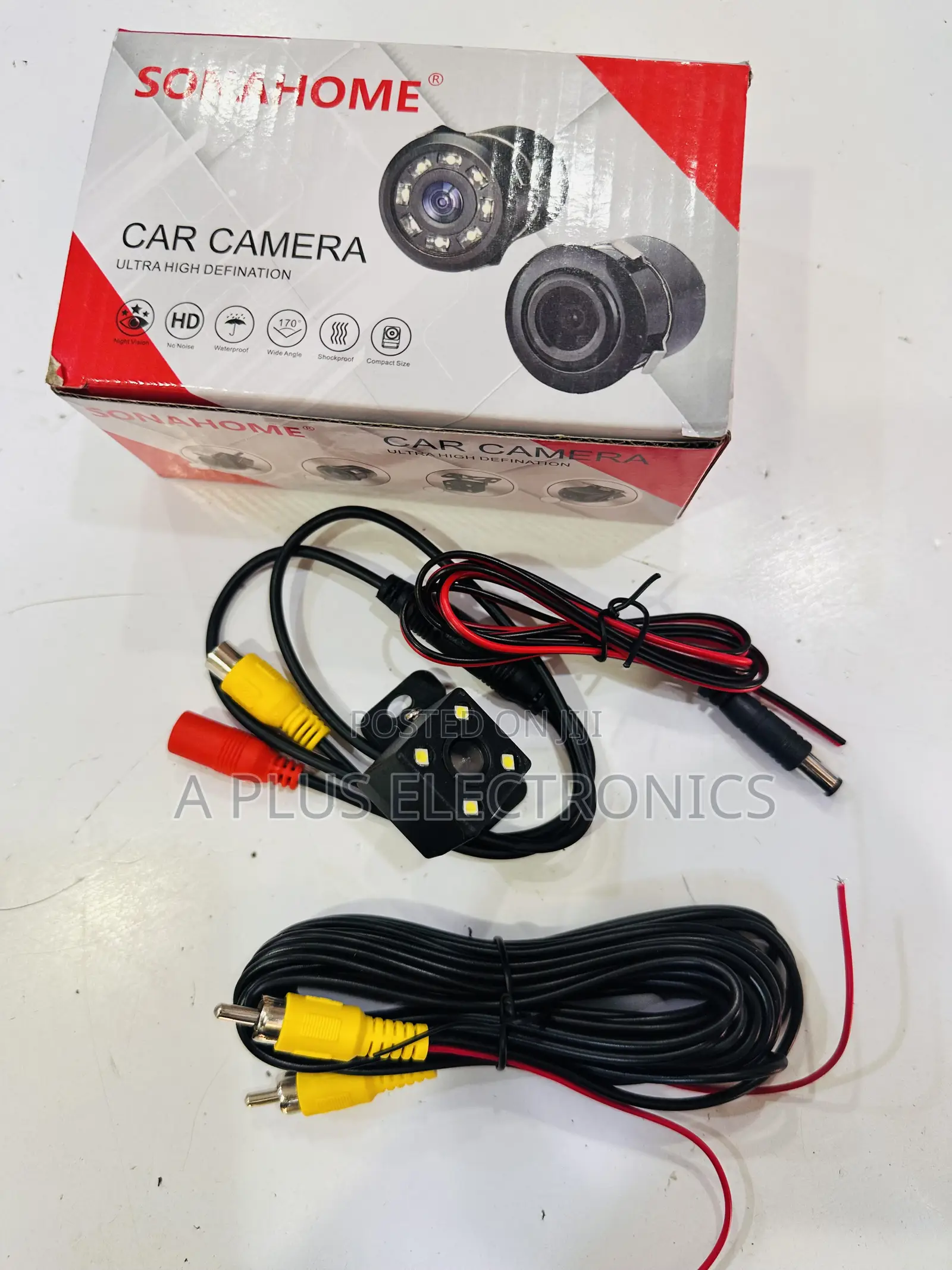 4 Light Reverse Camera –Night Vision Car Backup Camera