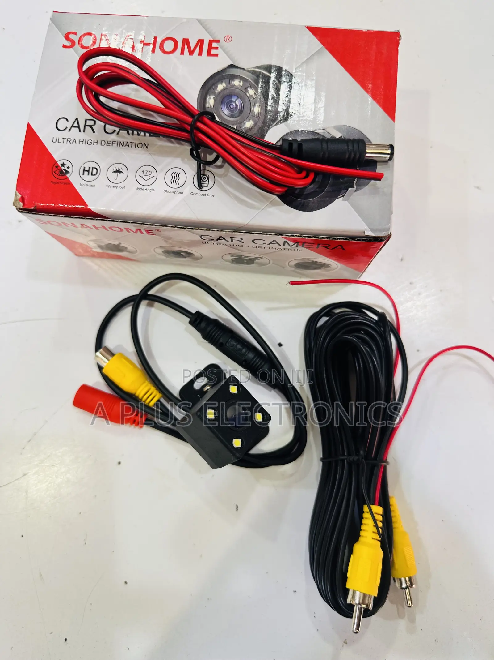 4 Light Reverse Camera – Waterproof Rear Parking Camera