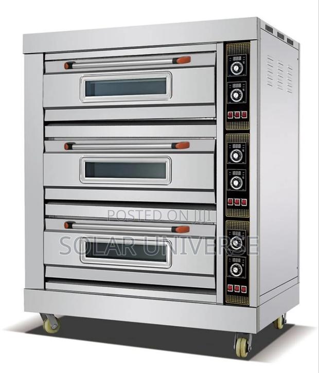 3deck 9trays Industrial Oven - main view