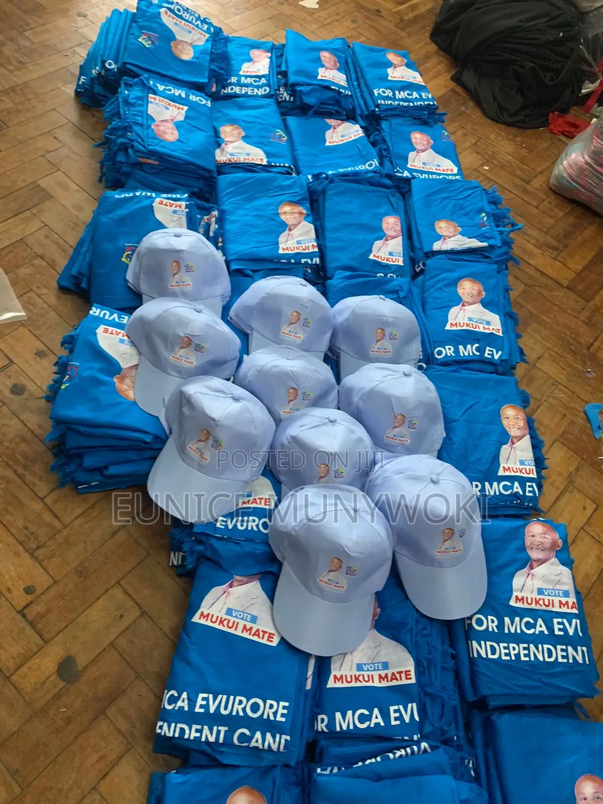 Branded Tshirts and Caps for Campaign