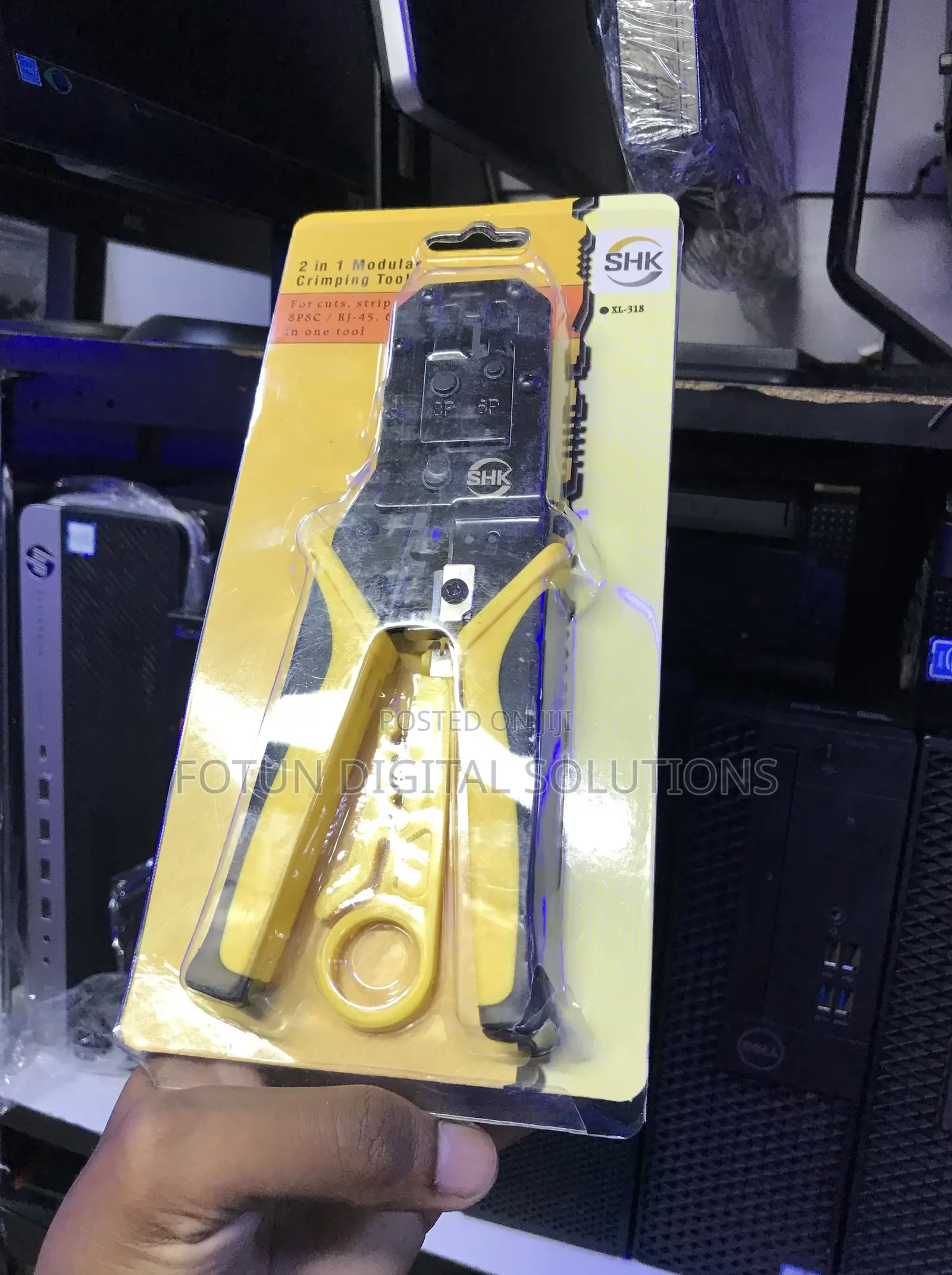 Professional VDV 2-in-1 Crimping Tool - For Data Voice Installations