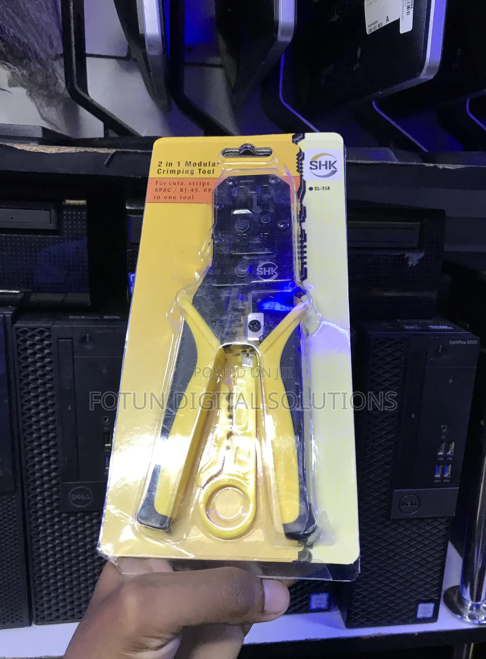 Basic 2-in-1 Crimping Tool - For Rj45 Ethernet Rj11 Telephone