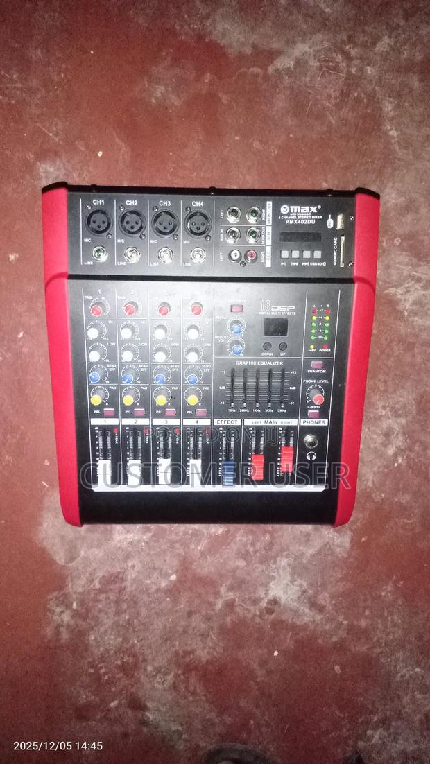 Omax 4 Channel Mixer - thumbnail 4