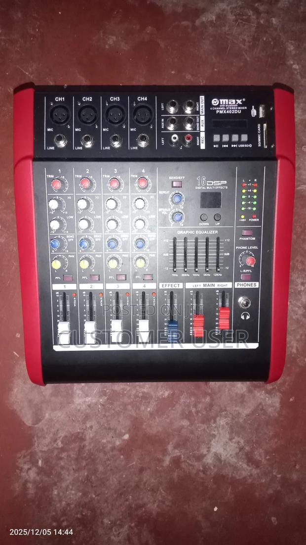 Omax 4 Channel Mixer - thumbnail 5
