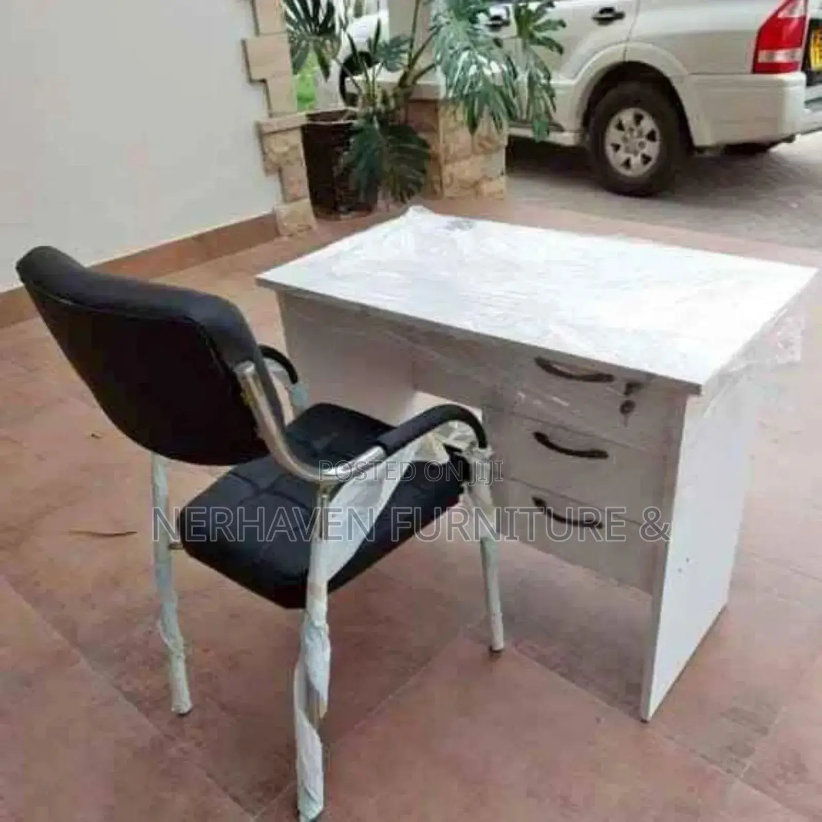Modern 0.9m Study Desk Chair – Compact Home Office Set