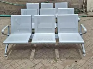 Modern Heavy Duty 3-Seater Chair – Office Waiting Area Seating