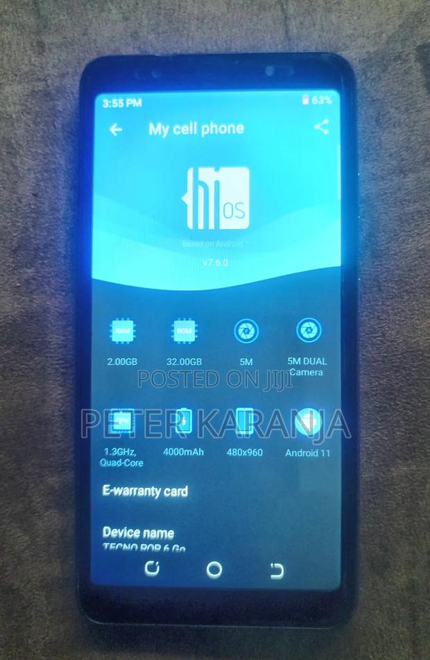 Tecno Pop 6 Go 32 GB Blue - thumbnail 5